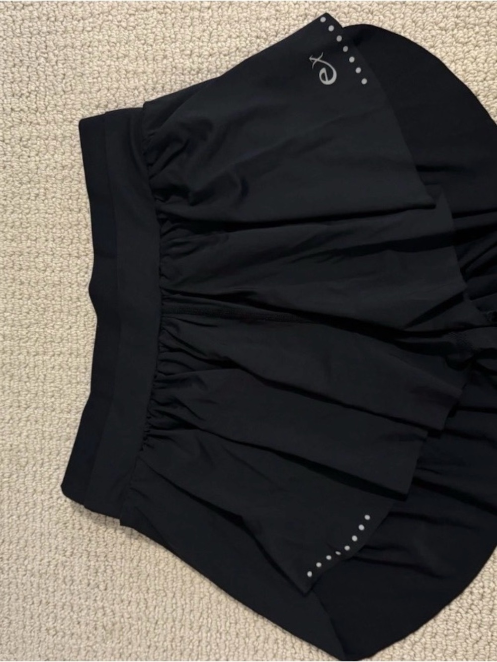 Expntl Athletics Black Athletic Split Shorts